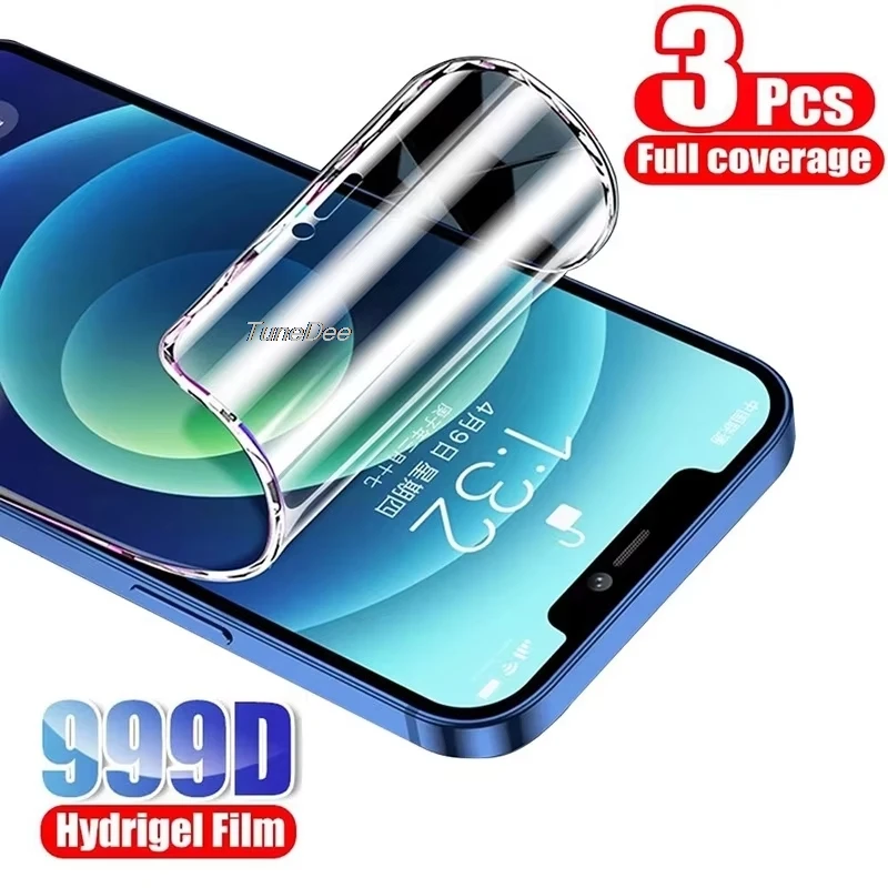 3Pcs Hydrogel Film For iPhone 17 16 16e 15 14 Plus 13 12 11 Pro Max 12 13 Mini 7 8 Plus SE XR XS Max Full Cover Screen Protector
3Pcs Hydrogel Film For iPhone 17 16 16e 15 14 Plus 13 12 11 Pro Max 12 13 Mini 7 8 Plus SE XR XS Max Full Cover Screen Protector