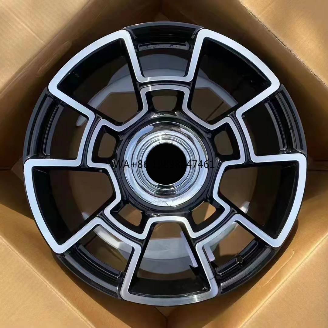 Customization 20 21 Inch 22 Inch 8.5j 9.5J Staggered 5X120 Gloss Black T6061 Alloy Luxury Car Wheel Rim for Rolls Royce Ghost
Customization 20 21 Inch 22 Inch 8.5j 9.5J Staggered 5X120 Gloss Black T6061 Alloy Luxury Car Wheel Rim for Rolls Royce Ghost