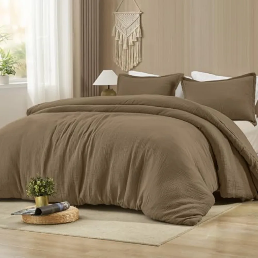 Cotton Muslin Comforter Set Twin 100% Cotton Cover Ultra Soft and Breathable 2PCS Lightweight All-Season Bedding with Polyester
Cotton Muslin Comforter Set Twin 100% Cotton Cover Ultra Soft and Breathable 2PCS Lightweight All-Season Bedding with Polyester