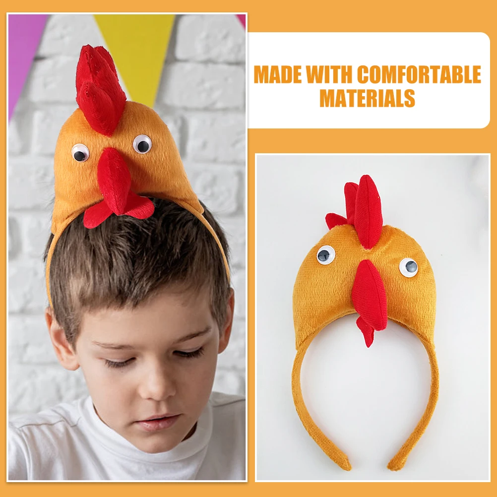 Rooster Headband Hair Accessories Funny Women Girls Chicken Costume Cosplay Headbands Easter Hair Bands Headdresses
Rooster Headband Hair Accessories Funny Women Girls Chicken Costume Cosplay Headbands Easter Hair Bands Headdresses