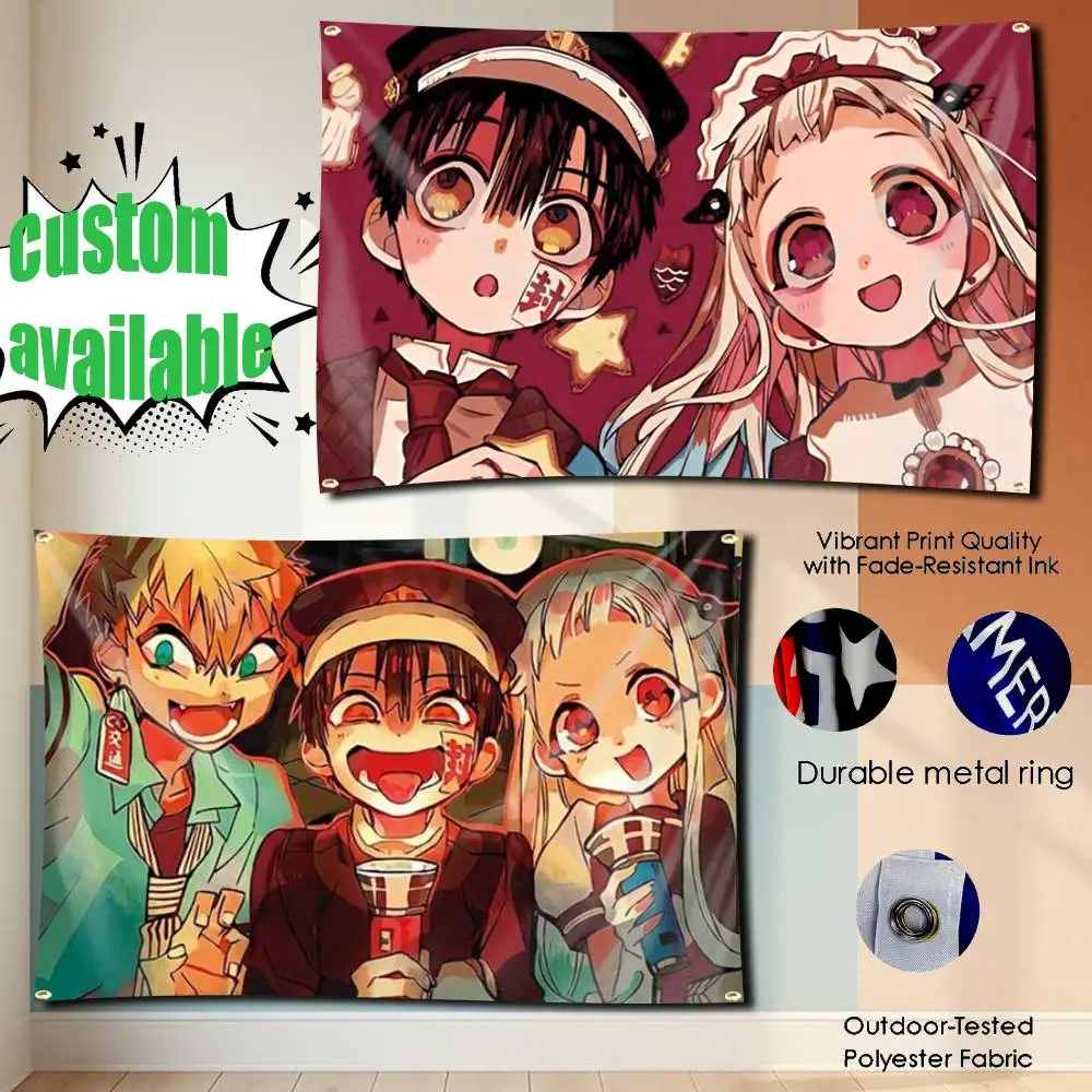 Hanako Anime Jibaku Shounen Hanako-kun Flag Tapestry Banner for Bedroom Living Room Outdoor Camping Custom Supported
Hanako Anime Jibaku Shounen Hanako-kun Flag Tapestry Banner for Bedroom Living Room Outdoor Camping Custom Supported