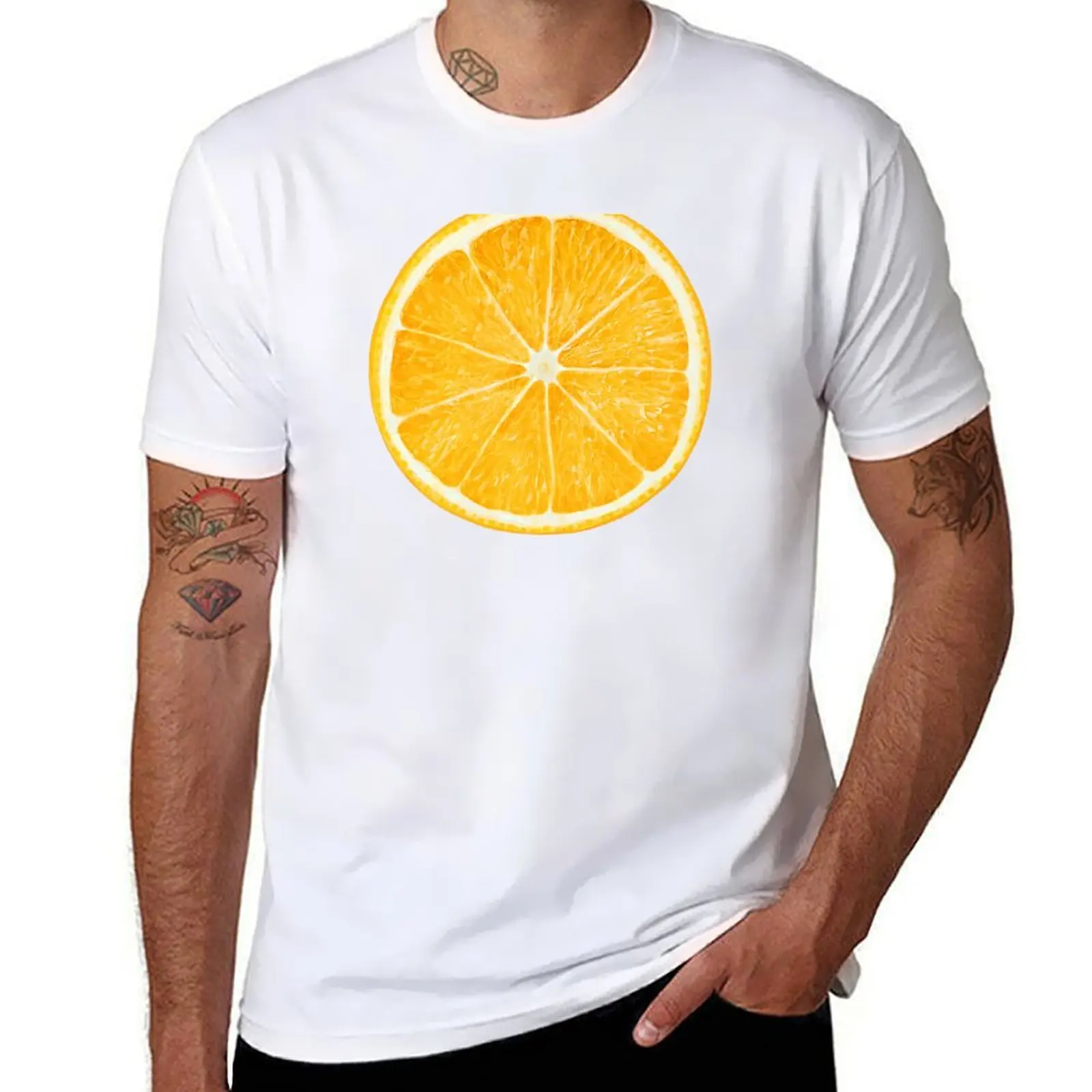 Slice of orange fruit T-Shirt football t shirt Luxury man tshirts personalised Funny t-shirt clothing for men
Slice of orange fruit T-Shirt football t shirt Luxury man tshirts personalised Funny t-shirt clothing for men