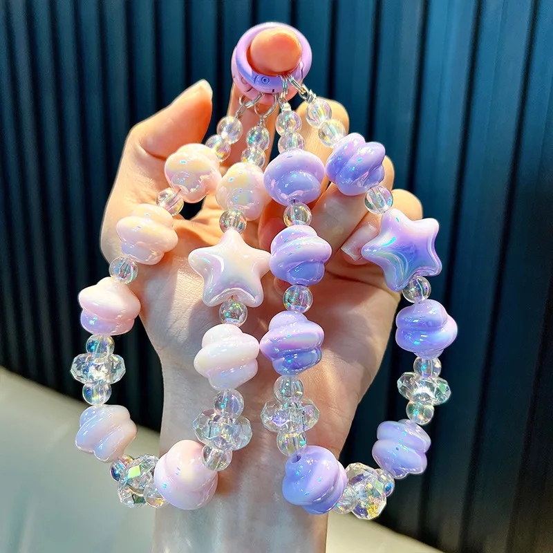 Exquisite Luminous Keychain Pentagram Beads W/Card Anti-Lost Phone Chain Charms Bag Decor Pendant Hanging Ornament Jewelry Gift
Exquisite Luminous Keychain Pentagram Beads W/Card Anti-Lost Phone Chain Charms Bag Decor Pendant Hanging Ornament Jewelry Gift