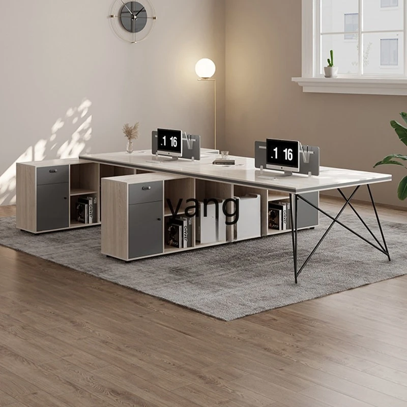LMM Simple Modern Staff Office Desk and Chair Combination Double Quad Office Furniture Staff Station Desk
LMM Simple Modern Staff Office Desk and Chair Combination Double Quad Office Furniture Staff Station Desk