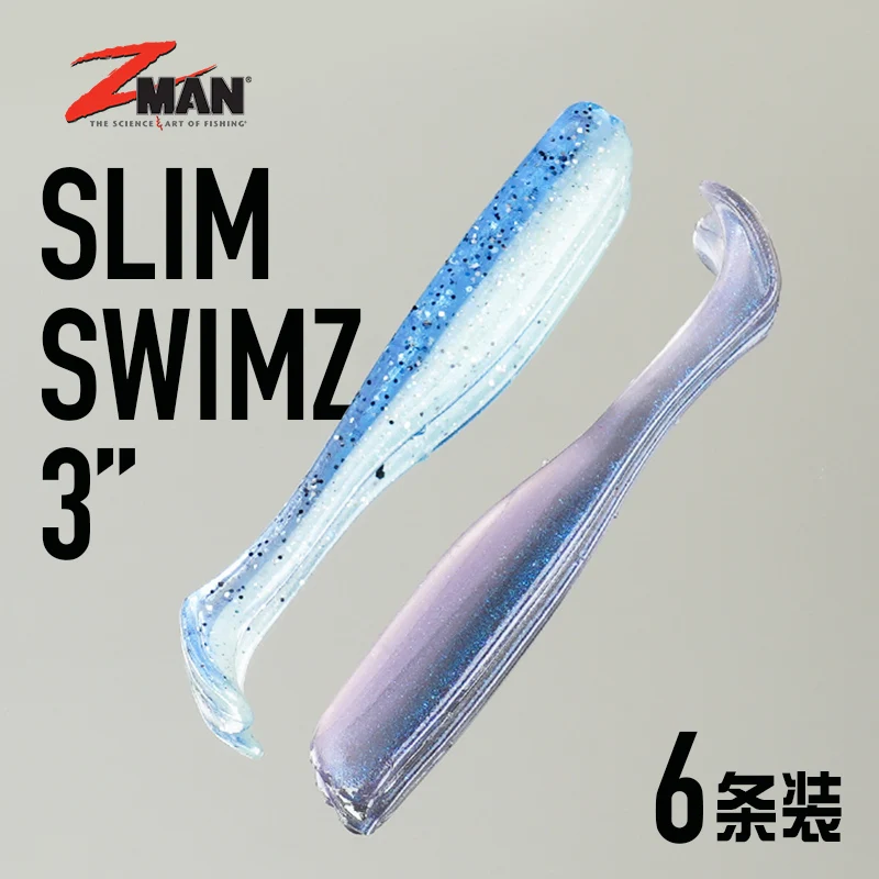 ZMAN SLIM SWIMZ 2.5 Inch 3 Inch Floating T Tail Ned Fine Fishing Group Upside Down Bait Lure Bait
ZMAN SLIM SWIMZ 2.5 Inch 3 Inch Floating T Tail Ned Fine Fishing Group Upside Down Bait Lure Bait