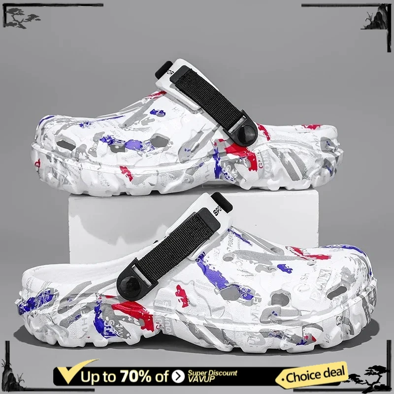 Plus Size 4849 Summer Men Sandals Clogs Outdoor Garden Clogs Hole Shoes Male Casual Shoes Water Shoes Comfort Home Soft Slippers
Plus Size 4849 Summer Men Sandals Clogs Outdoor Garden Clogs Hole Shoes Male Casual Shoes Water Shoes Comfort Home Soft Slippers