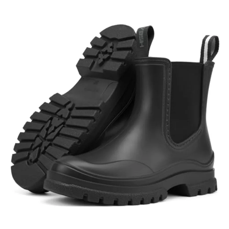 HISEA Women's Short Rain Boots, Lightweight Waterproof Chelsea Garden Shoes, Slip-On Ankle Booties for Farming, Yard and Mud, N
HISEA Women's Short Rain Boots, Lightweight Waterproof Chelsea Garden Shoes, Slip-On Ankle Booties for Farming, Yard and Mud, N