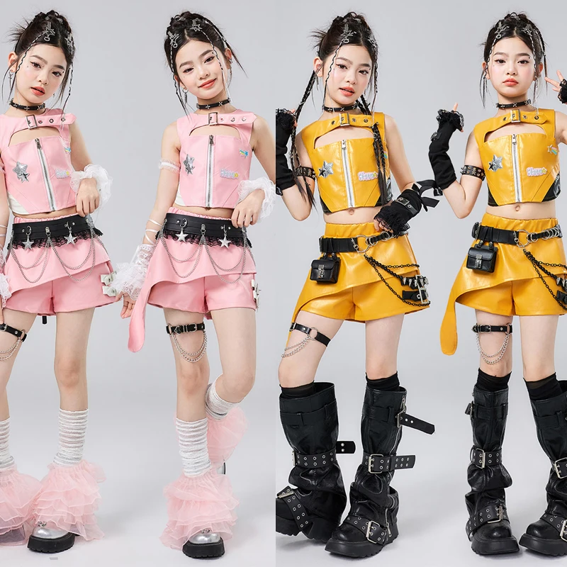 2026 Group Performance K-pop Outfit Kids Street Wear Hip Hop Dance Costume Girls Jazz Dance Clothing Festival Wear XS11387
2026 Group Performance K-pop Outfit Kids Street Wear Hip Hop Dance Costume Girls Jazz Dance Clothing Festival Wear XS11387