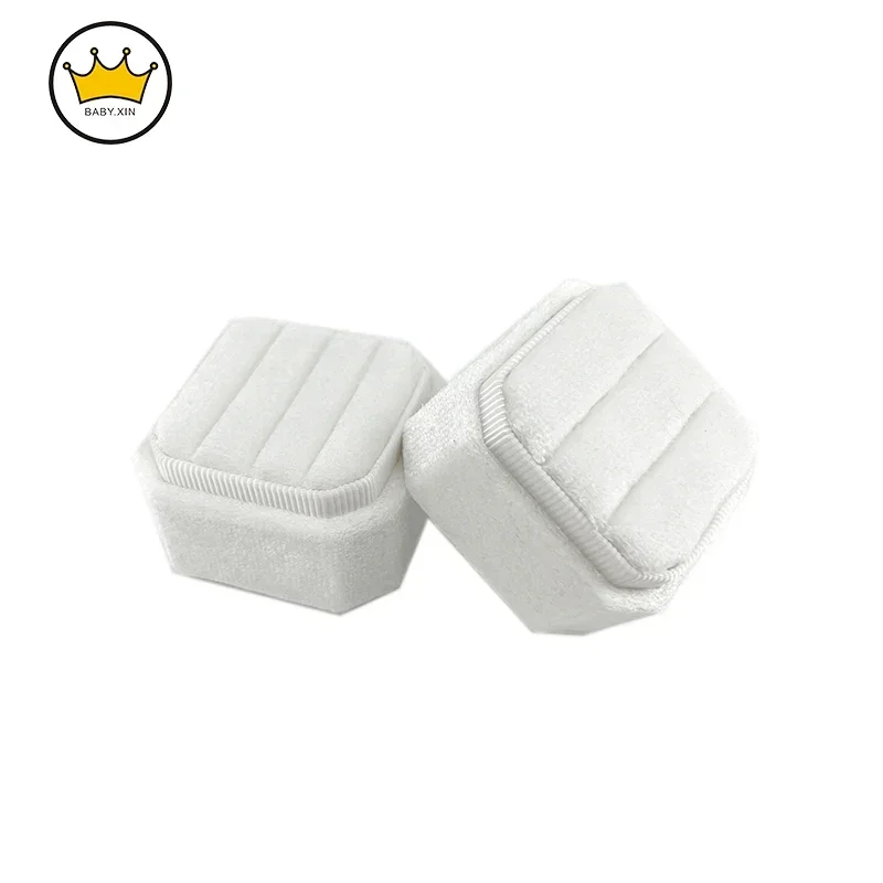 Velvet White Rings Storage Box Earrings Display Organizer Wedding Gift Case for Jewelry Store
Velvet White Rings Storage Box Earrings Display Organizer Wedding Gift Case for Jewelry Store