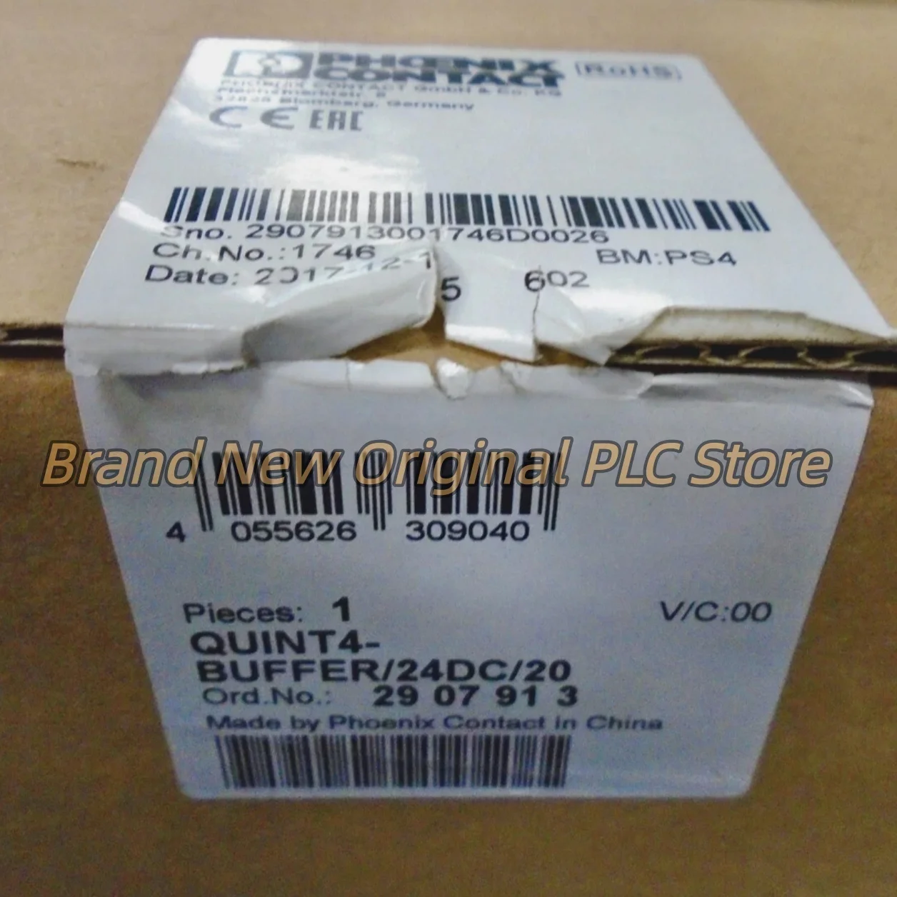 2907913 QUINT4-BUFFER/24DC/20 switching power supply 2910588 ESSENTIAL-PS/1AC/24DC/480W/EE
2907913 QUINT4-BUFFER/24DC/20 switching power supply 2910588 ESSENTIAL-PS/1AC/24DC/480W/EE
