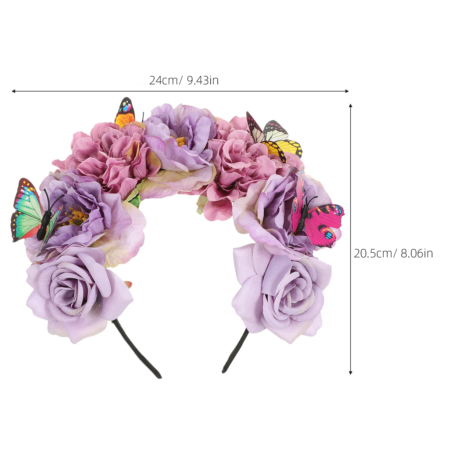Hair Accessories Artificial Flower Headband Butterfly Headbands for Women Vacation 
Hair Accessories Artificial Flower Headband Butterfly Headbands for Women Vacation