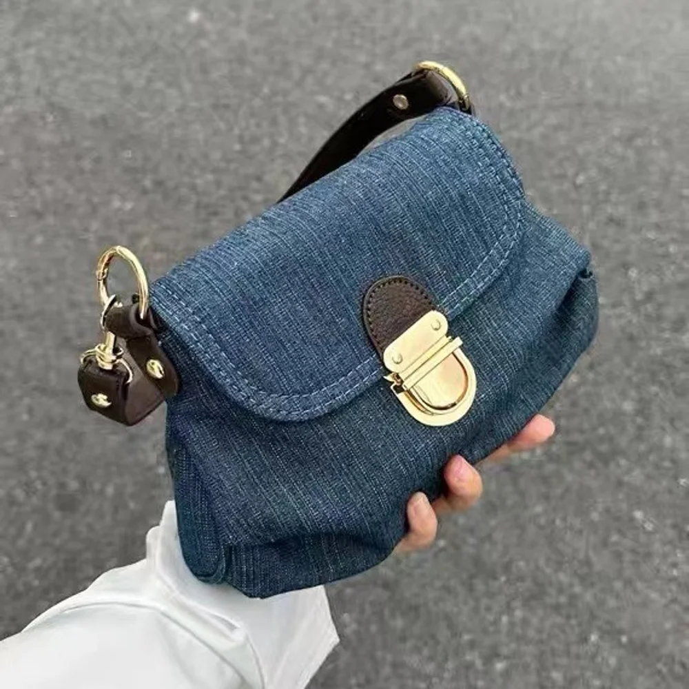 2026 New Fashion Denim Women Shoulder Bags small Lady Axillary bags ladies Handbags blue Cowboy Female totes wallet bolsas
2026 New Fashion Denim Women Shoulder Bags small Lady Axillary bags ladies Handbags blue Cowboy Female totes wallet bolsas
