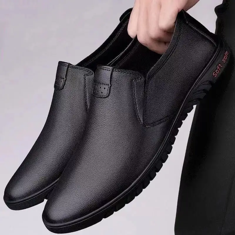 Men's Casual Business Leather Shoes Fashion Soft Bottom Oxfords Male Wedding Party Office Business Shoes Slip-on Outdoor Flats
Men's Casual Business Leather Shoes Fashion Soft Bottom Oxfords Male Wedding Party Office Business Shoes Slip-on Outdoor Flats