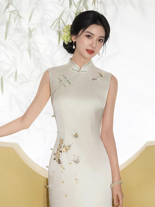 New Chinese Style Sleeveless High End Daily Wear Summer 2026 New Version Retro National Style Long Qipao Dress Breathable
New Chinese Style Sleeveless High End Daily Wear Summer 2026 New Version Retro National Style Long Qipao Dress Breathable