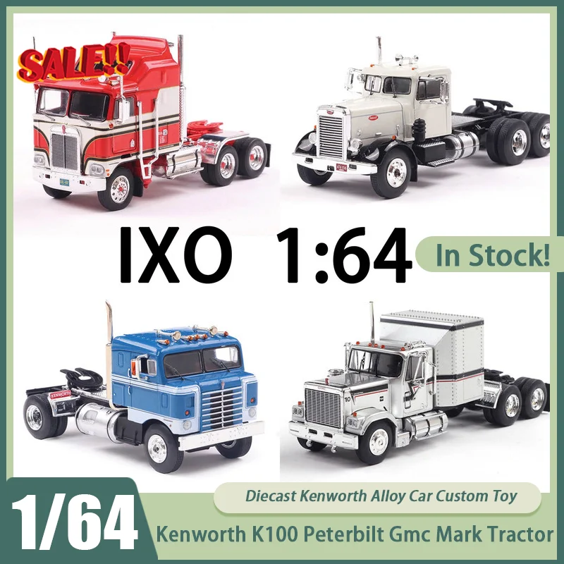 Новинка в наличии Ixo 1:64 Kenworth K100 Peterbilt Gmc Mark Трактор Грузовик Трактор Сплав Миниатюрные литые украшения Игрушки на заказ Дети
Новинка в наличии Ixo 1:64 Kenworth K100 Peterbilt Gmc Mark Трактор Грузовик Трактор Сплав Миниатюрные литые украшения Игрушки на заказ Дети