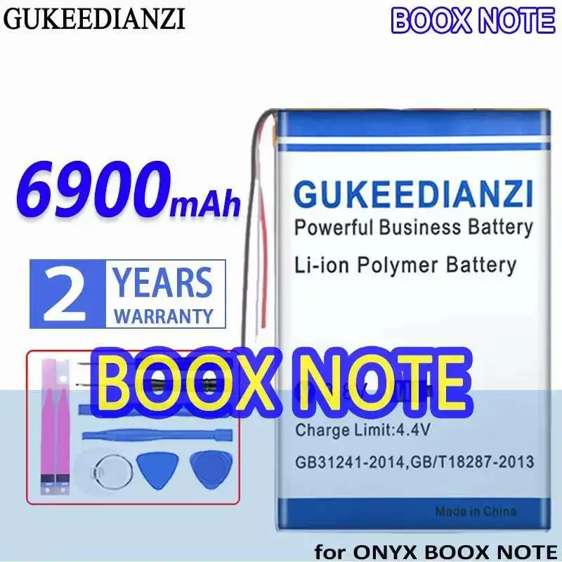 E - Book Reader Battery Note 2588153, 3 cables, Without Connectors 6900mAh For Onyx Boox Note Pro NOTE+
E - Book Reader Battery Note 2588153, 3 cables, Without Connectors 6900mAh For Onyx Boox Note Pro NOTE+