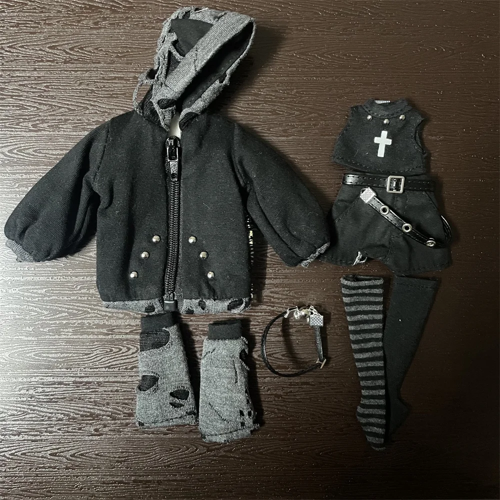 BJD doll clothes suitable for ob22 ob24 p20 azone size Black Mist Cat Trace clothes set doll accessories (6 points)
BJD doll clothes suitable for ob22 ob24 p20 azone size Black Mist Cat Trace clothes set doll accessories (6 points)