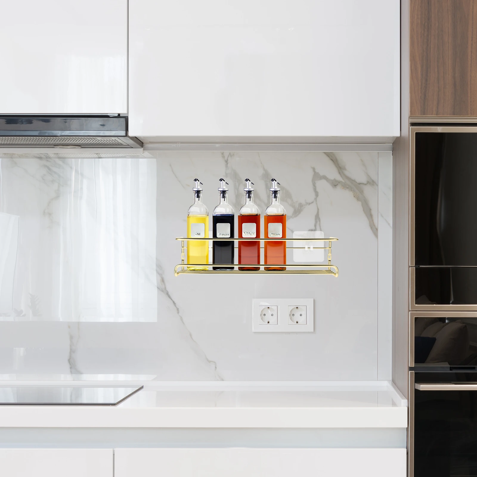 Metal Kitchen Shelf 1Pc Gold Plated Spice Rack Storage ganizer Wall Mount PVC Home Decor Practical Kitchen Spice Racks
Metal Kitchen Shelf 1Pc Gold Plated Spice Rack Storage ganizer Wall Mount PVC Home Decor Practical Kitchen Spice Racks