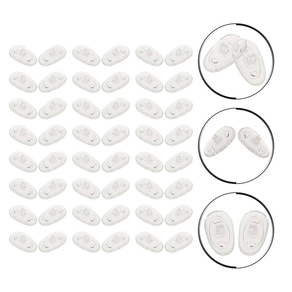 40 Pairs Silicone Nose Pads Eyeglass Eyeglasses for Rest Spectacle Non-slip Comfort
40 Pairs Silicone Nose Pads Eyeglass Eyeglasses for Rest Spectacle Non-slip Comfort