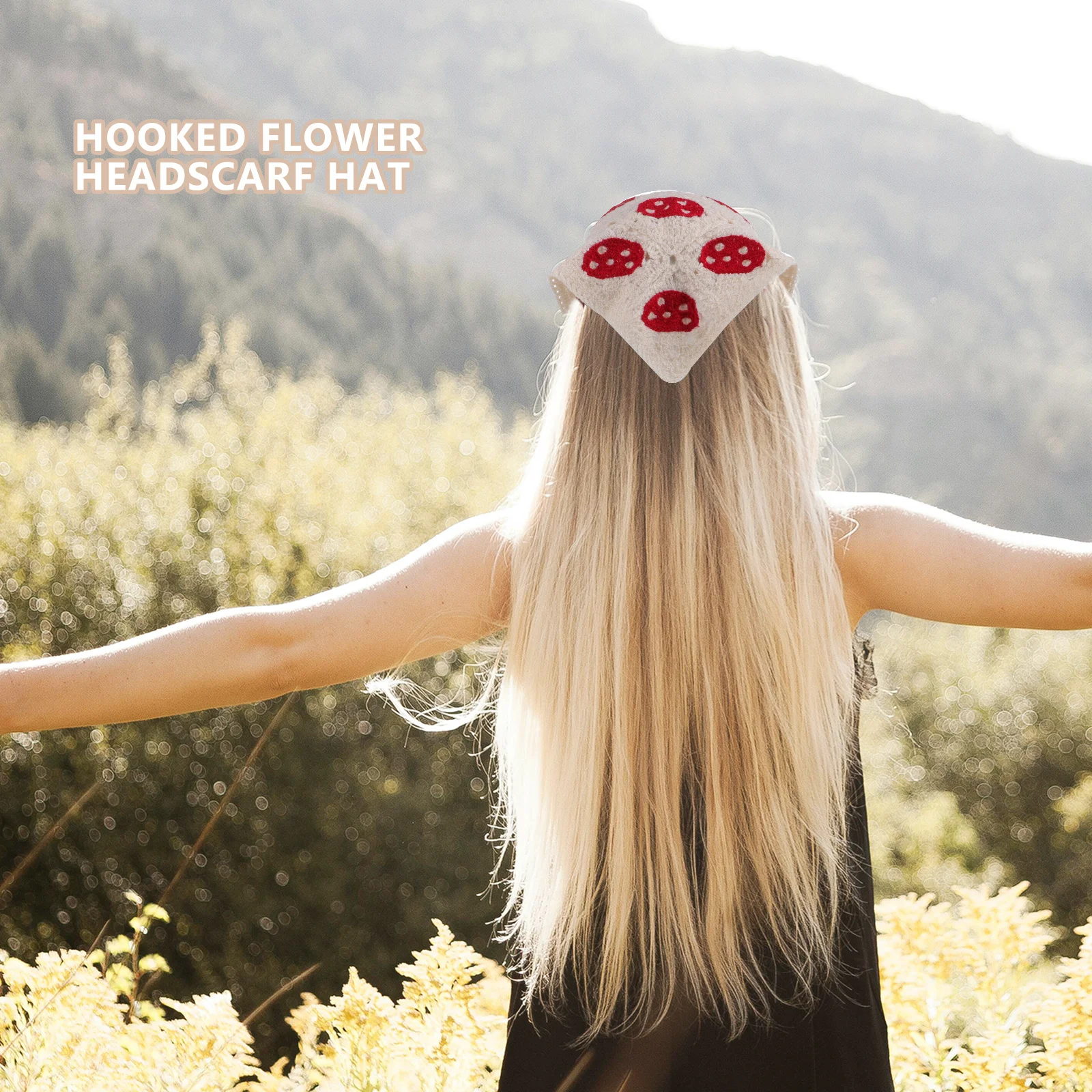 Mushroom Crochet Headband Hair Scarf Elegant Bandana for Birthday Christmas Party Daily Wear Decorative Hair Bandana for Women
Mushroom Crochet Headband Hair Scarf Elegant Bandana for Birthday Christmas Party Daily Wear Decorative Hair Bandana for Women