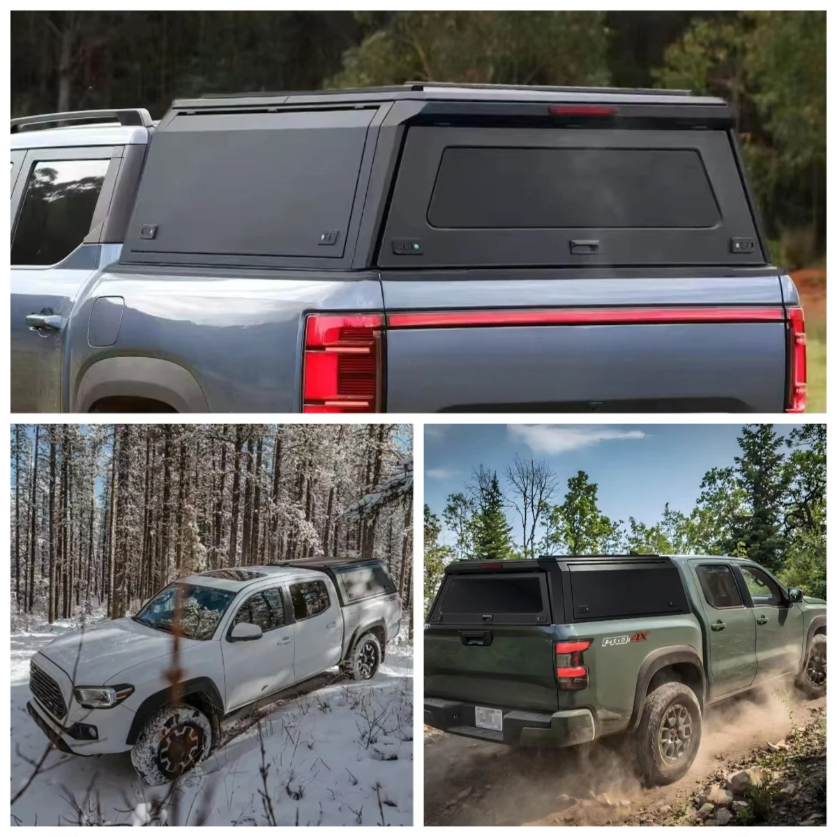 Pickup Truck Hardtop Topper Slide Glass Window Steel Canopy
Pickup Truck Hardtop Topper Slide Glass Window Steel Canopy