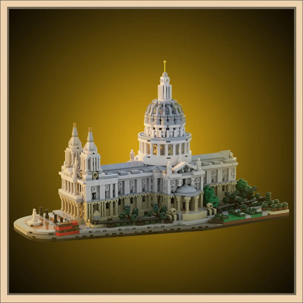 MOC-186434 Building Blocks Saint Paul's Cathedral 1:800 Building Model Small Particle Building Blocks Set Creative Gift
MOC-186434 Building Blocks Saint Paul's Cathedral 1:800 Building Model Small Particle Building Blocks Set Creative Gift