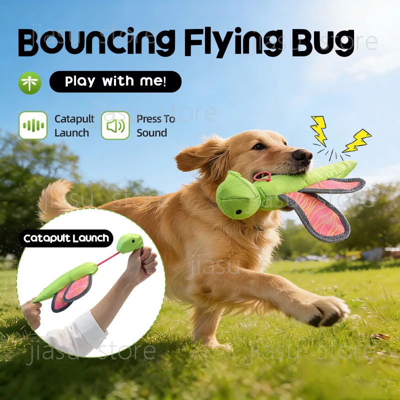 Oxford Cloth Squeaky Flying Toy, Ejectable Interactive Dog Toy, Perfect for Outdoor Sports & Training
Oxford Cloth Squeaky Flying Toy, Ejectable Interactive Dog Toy, Perfect for Outdoor Sports & Training