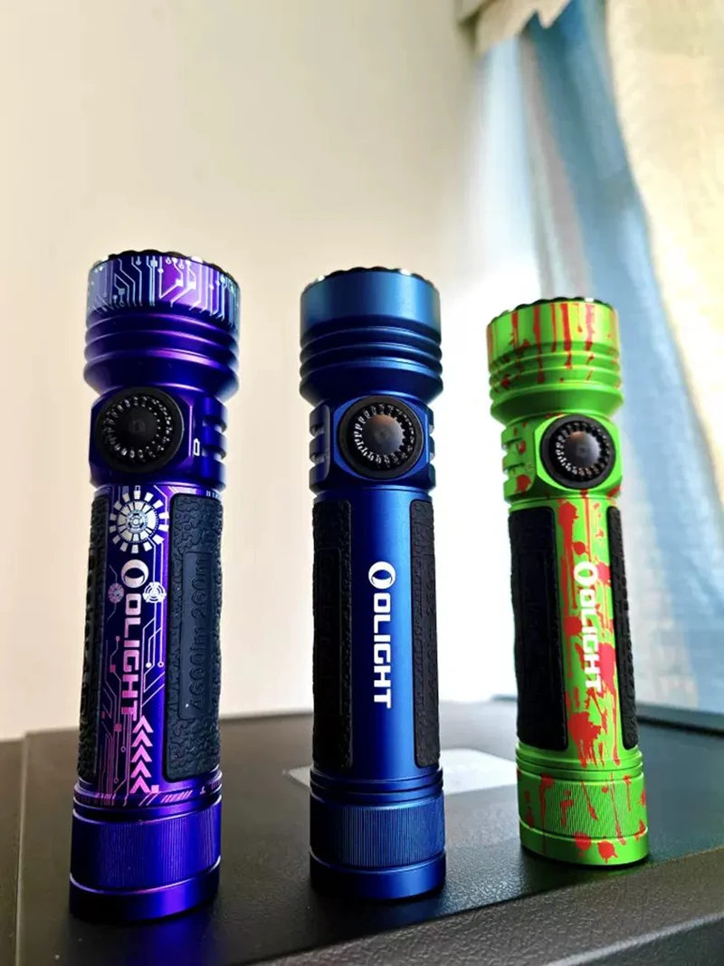 Olight Seeker 4Pro Rechargeable Flashlight Ultra Bright Outdoor High Beam Searchlight 4600 Lumens Powerful Self Defense Tool
Olight Seeker 4Pro Rechargeable Flashlight Ultra Bright Outdoor High Beam Searchlight 4600 Lumens Powerful Self Defense Tool
