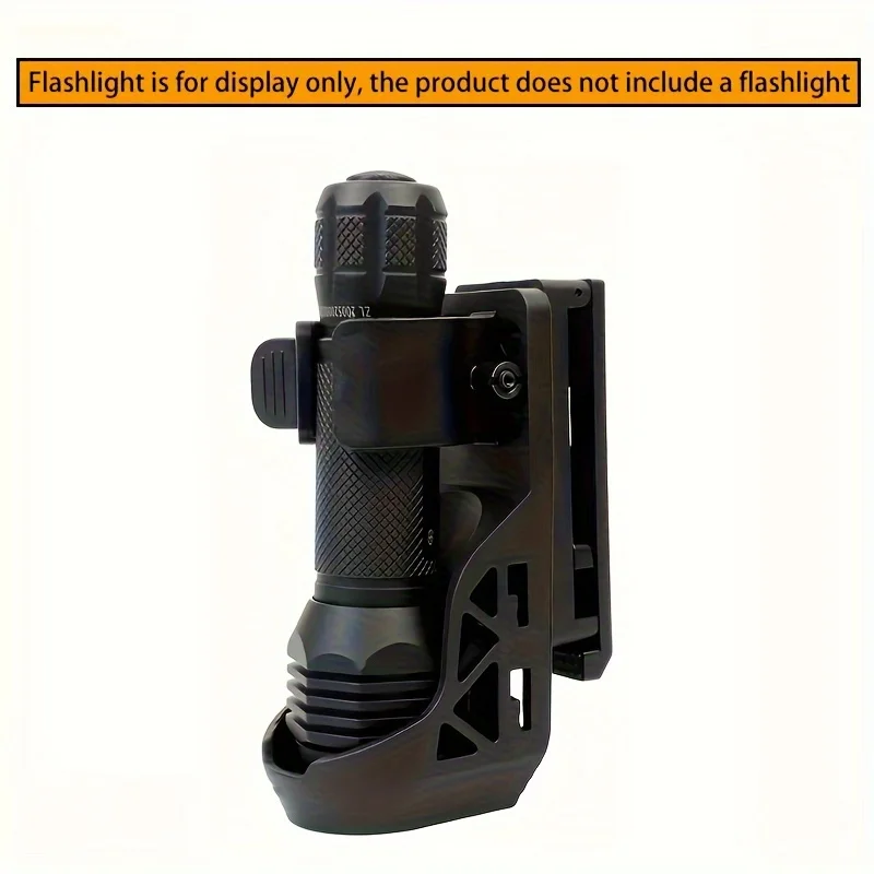 Кобура для фонарика для ремня, держатель для фонарика с системой боковой блокировки рычага, вращающийся держатель фонарика, подходит для диаметра 1-1,55 дюйма
Кобура для фонарика для ремня, держатель для фонарика с системой боковой блокировки рычага, вращающийся держатель фонарика, подходит для диаметра 1-1,55 дюйма