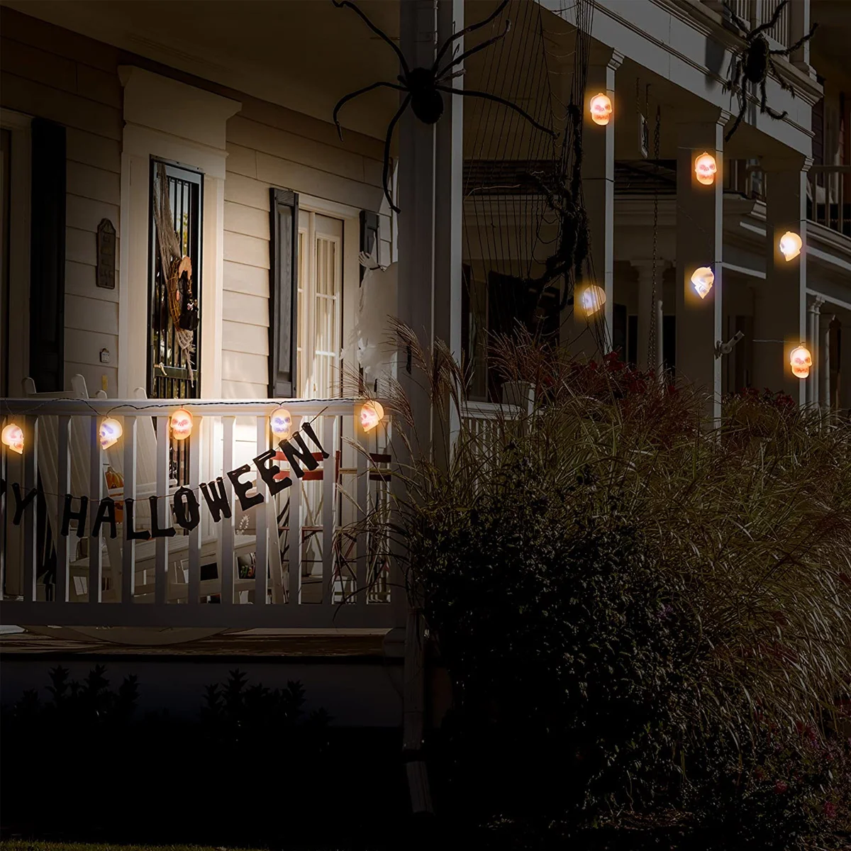 Skull Shape Lamp String 10 Pendants Warm Tone Operated Halloween Light String Decor DIY Party Supplies
Skull Shape Lamp String 10 Pendants Warm Tone Operated Halloween Light String Decor DIY Party Supplies