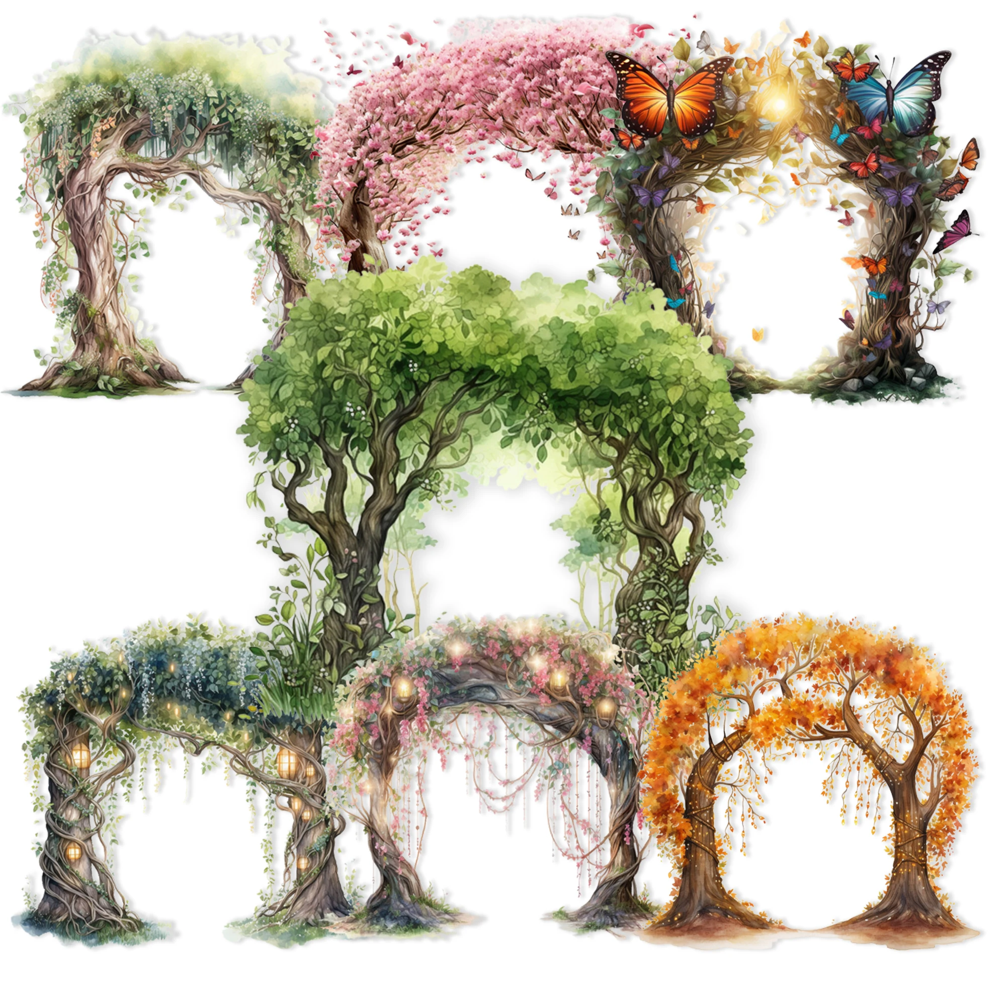 72pieces(24patterns) Garden Tree Self-adhesive Stickers,Perfect for Journals,Scrapbooking Supplies,DIY Crafts,Scrapbookin
72pieces(24patterns) Garden Tree Self-adhesive Stickers,Perfect for Journals,Scrapbooking Supplies,DIY Crafts,Scrapbookin