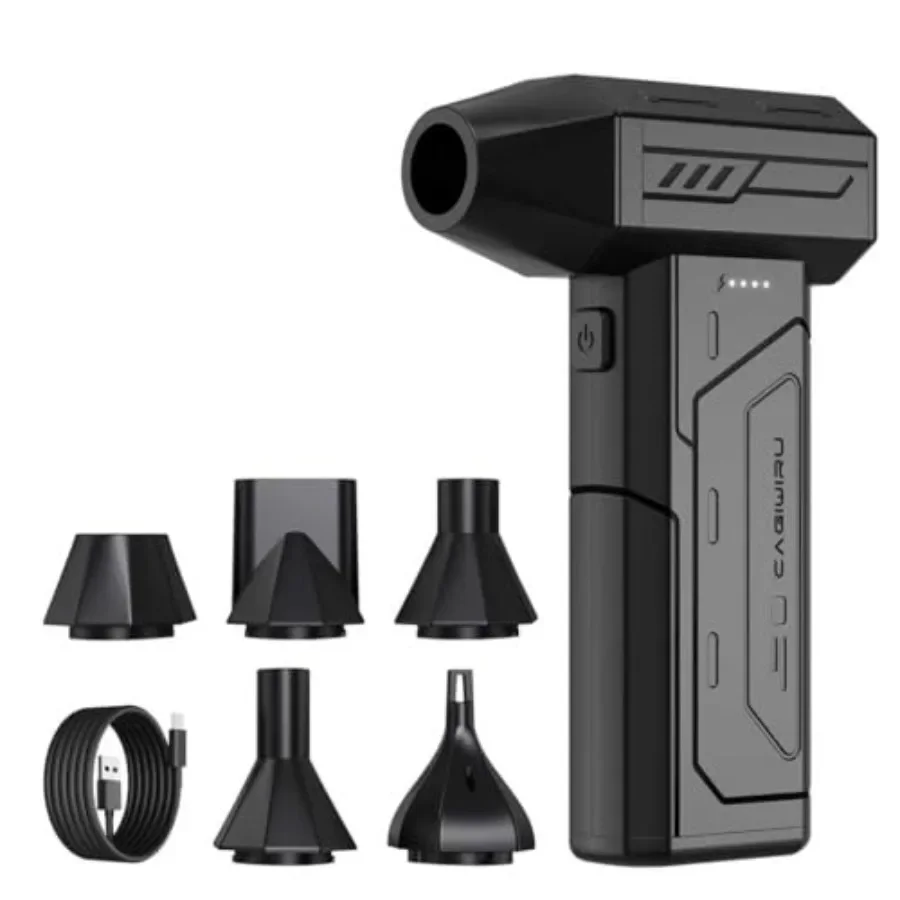 Compressed Air Duster, 130000RPM Super Power Cordless Air Duster, Rechargeable Brushless Blower, 3 Gear Adjustable Mini Blower
Compressed Air Duster, 130000RPM Super Power Cordless Air Duster, Rechargeable Brushless Blower, 3 Gear Adjustable Mini Blower