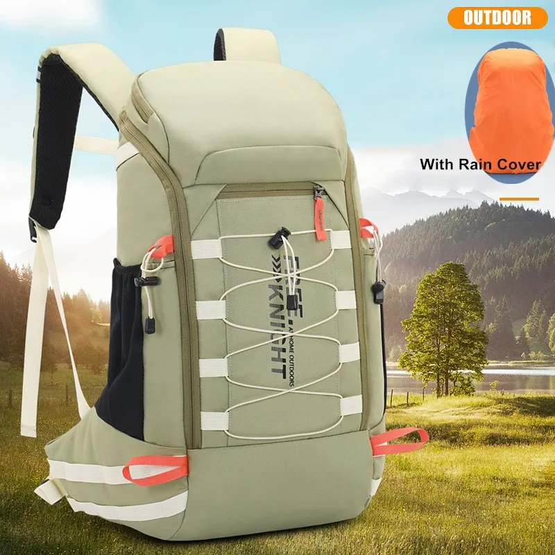 40L Hiking Climbing Bag with Rain Cover Oxford Cloth Waterproof Lightweight Men Women Outdoor Camping Travel Backpack Rucksack
40L Hiking Climbing Bag with Rain Cover Oxford Cloth Waterproof Lightweight Men Women Outdoor Camping Travel Backpack Rucksack