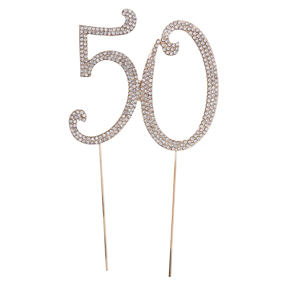 50 Cake Birthday Decorations Anniversary Topper Number Decorate Rhinestone Golden
50 Cake Birthday Decorations Anniversary Topper Number Decorate Rhinestone Golden
