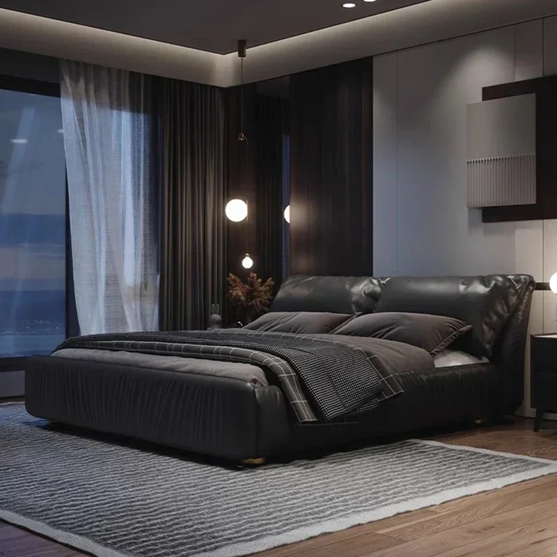 Nordic Fancy King Bed Black Cheap Queen Size Luxury King Bed Bedroom Storage Muebles Para El Hogar Set Furniture Complete
Nordic Fancy King Bed Black Cheap Queen Size Luxury King Bed Bedroom Storage Muebles Para El Hogar Set Furniture Complete