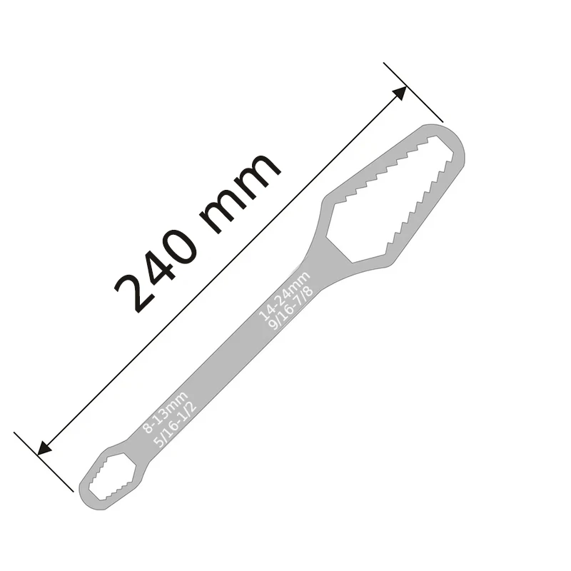Универсальный ключ Torx 8-24 мм, самозатягивающийся регулируемый ключ для очков, доска, гаечный ключ Torx с двойной головкой, ручные инструменты для фабрики
Универсальный ключ Torx 8-24 мм, самозатягивающийся регулируемый ключ для очков, доска, гаечный ключ Torx с двойной головкой, ручные инструменты для фабрики