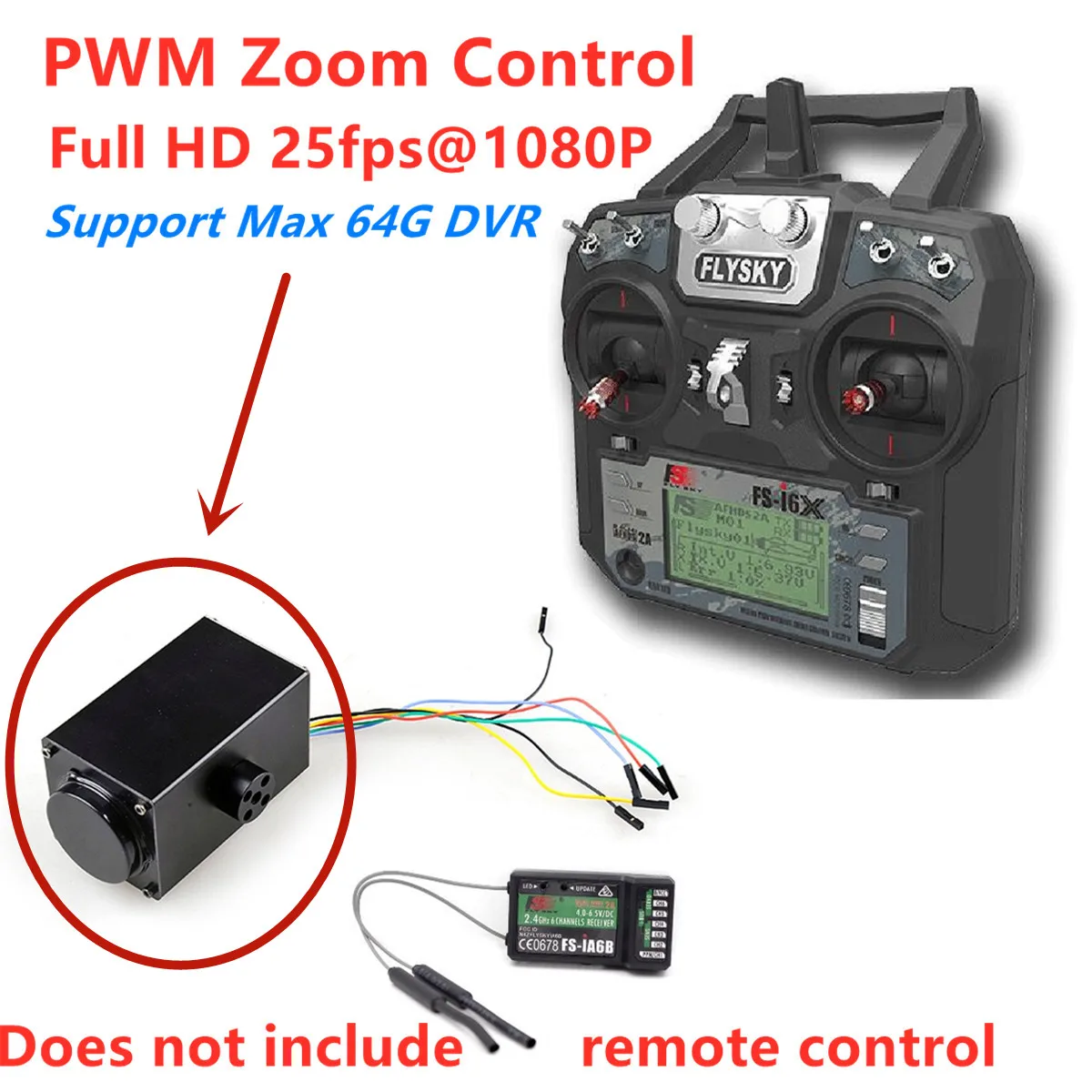 Happymodel HC700R 16x Zoom Camera Autofocus Cam w/AV Signal Output 64G SD Card Video Recording DVR PWM Remote Controller 1080P
Happymodel HC700R 16x Zoom Camera Autofocus Cam w/AV Signal Output 64G SD Card Video Recording DVR PWM Remote Controller 1080P