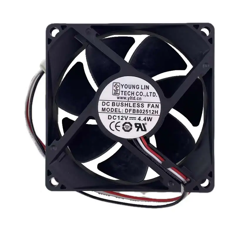 2 шт./лот YOUNG LIN DFB802512H 12 В 4,4 Вт 8 см x 8 см x 2,5 см охлаждающий вентилятор с подвижной головкой
2 шт./лот YOUNG LIN DFB802512H 12 В 4,4 Вт 8 см x 8 см x 2,5 см охлаждающий вентилятор с подвижной головкой