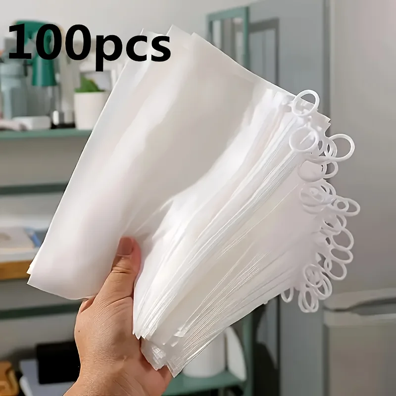 100 шт. многоразовые прозрачные матовые пластиковые сумки на молнии с ручками - водонепроницаемые, прочные, подвесные, идеально подходят для путешествий и хранения
100 шт. многоразовые прозрачные матовые пластиковые сумки на молнии с ручками - водонепроницаемые, прочные, подвесные, идеально подходят для путешествий и хранения