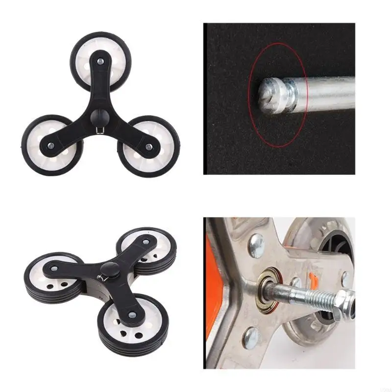 Three-wheel Stair Climbing Pulley Shopping Cart Stair Climbing for Triangles Whee
Three-wheel Stair Climbing Pulley Shopping Cart Stair Climbing for Triangles Whee