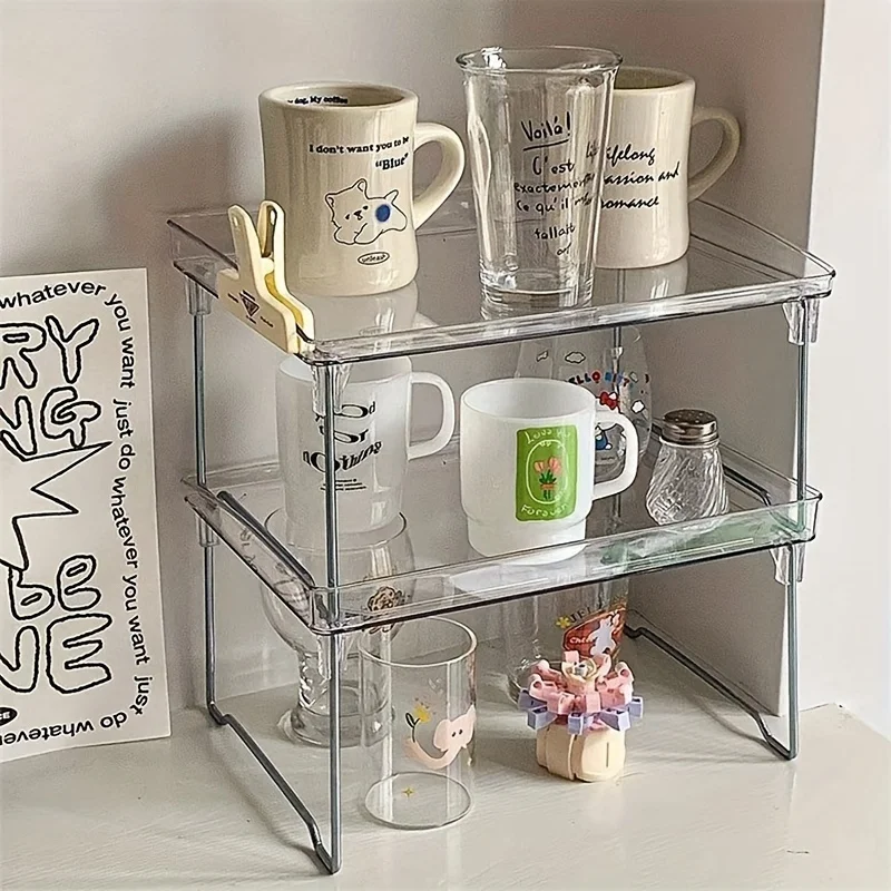 1 PC Clear Acrylic Desktop Organizer - Single-Layer, Foldable & Stackable Storage Solution for Kitchen, Office & More
1 PC Clear Acrylic Desktop Organizer - Single-Layer, Foldable & Stackable Storage Solution for Kitchen, Office & More
