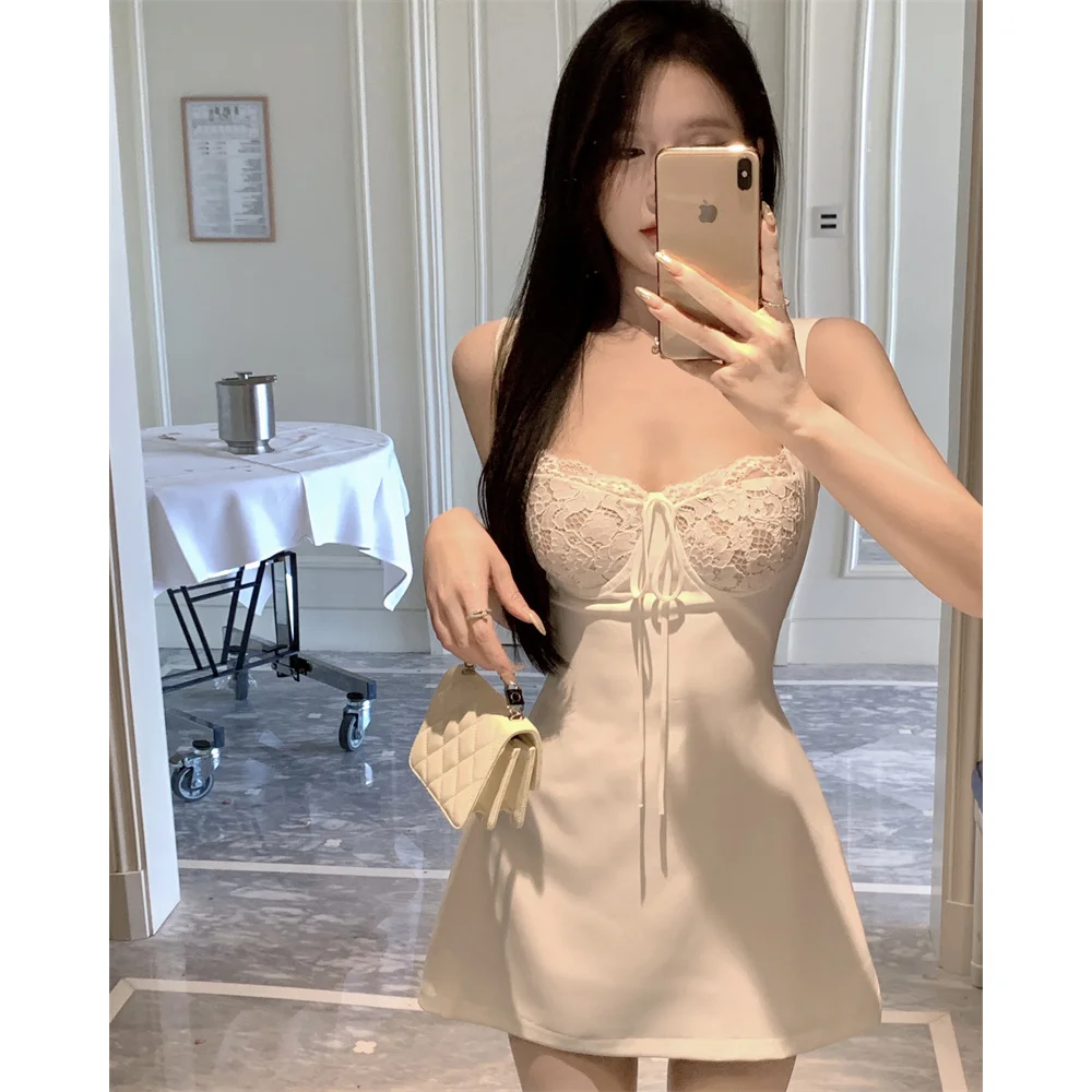 Sweet Lace Splice ter Dr Women's Summer Slimming Sexy ort A-Line Skirt High Waist Pure Desire Sle Spring Summer Dr
Sweet Lace Splice ter Dr Women's Summer Slimming Sexy ort A-Line Skirt High Waist Pure Desire Sle Spring Summer Dr