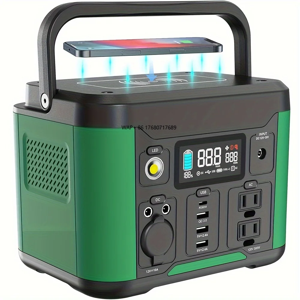 500W outdoor power supply 515Wh outdoor solar generator backup lithium-ion battery power supply with 120V/500W AC socket
500W outdoor power supply 515Wh outdoor solar generator backup lithium-ion battery power supply with 120V/500W AC socket