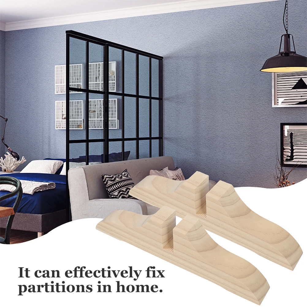 3pcs Screen Base Room Divider Stand Thickened Bracket Wear-resistant Feet Wooden Privacy Partition Support Household Supply
3pcs Screen Base Room Divider Stand Thickened Bracket Wear-resistant Feet Wooden Privacy Partition Support Household Supply