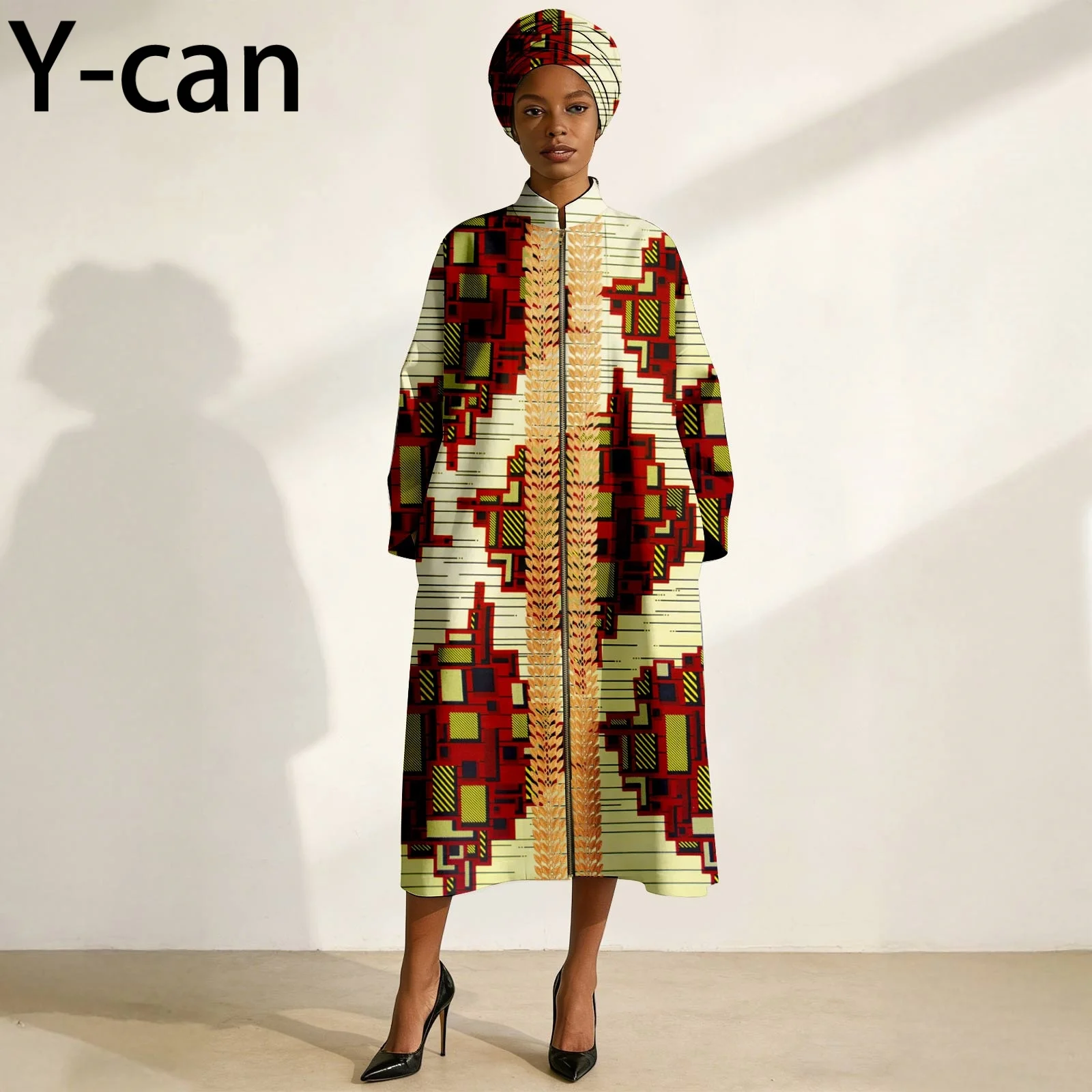 Women's African Dashiki Coat with Headscarf Long Sleeve Ankara Print Jacket Stylish Church Party Clothing from Turkey 2624004
Women's African Dashiki Coat with Headscarf Long Sleeve Ankara Print Jacket Stylish Church Party Clothing from Turkey 2624004