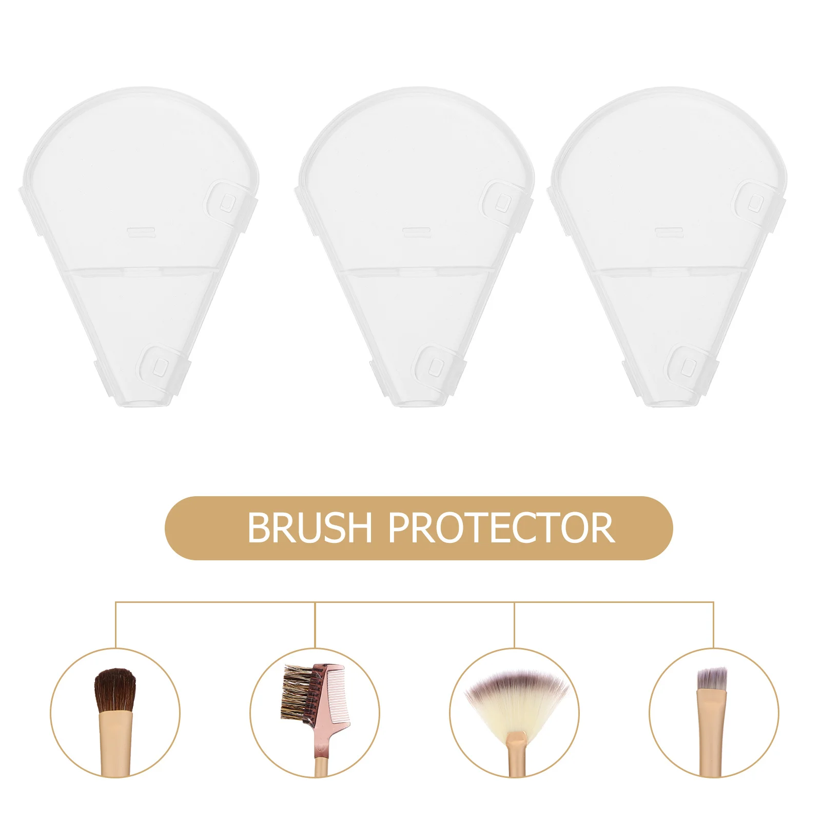 10Pcs Highlight Brush Cover Makeup Brush Protector Reusable Plastic Guard for Travel Storage Protects Bristles Keeps Clean and
10Pcs Highlight Brush Cover Makeup Brush Protector Reusable Plastic Guard for Travel Storage Protects Bristles Keeps Clean and