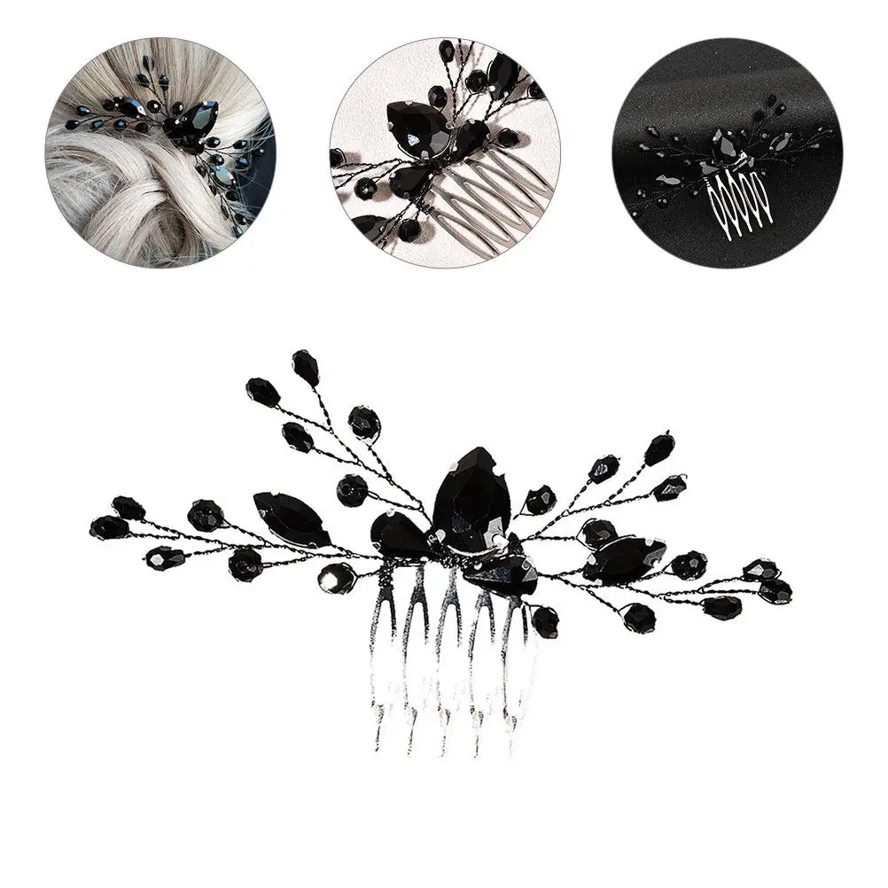 2Pcs Bridal Hair Comb Rhinestone Black Vintage Style Wedding Hair Accessories for Bride Party Side Combs Bridal Side Comb
2Pcs Bridal Hair Comb Rhinestone Black Vintage Style Wedding Hair Accessories for Bride Party Side Combs Bridal Side Comb