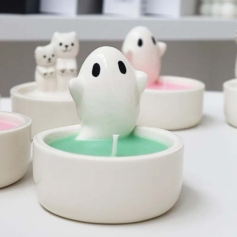 Хэллоуин плавающий призрак силиконовая форма для DIY гипсовая свеча украшение для рабочего стола лоток для хранения ювелирных изделий производство рукоделия 
Хэллоуин плавающий призрак силиконовая форма для DIY гипсовая свеча украшение для рабочего стола лоток для хранения ювелирных изделий производство рукоделия