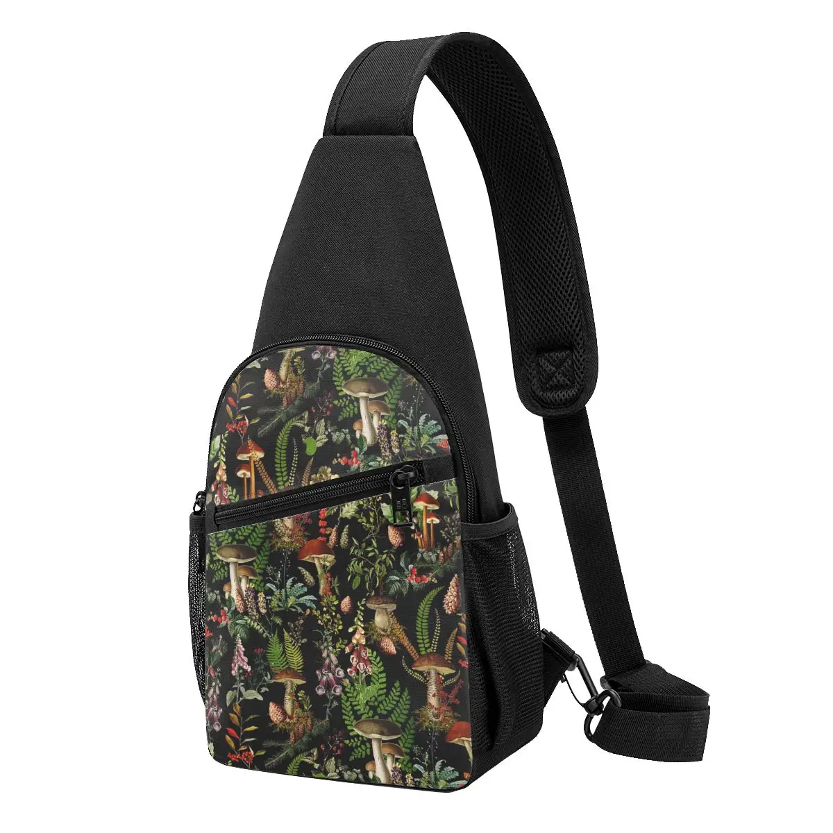 Midnight Mushrooms Forest Pattern Botanical Night Garden Chest Bag Men Sling Crossbody Backpack Chest Bag Daypack Shoulder Bag
Midnight Mushrooms Forest Pattern Botanical Night Garden Chest Bag Men Sling Crossbody Backpack Chest Bag Daypack Shoulder Bag
