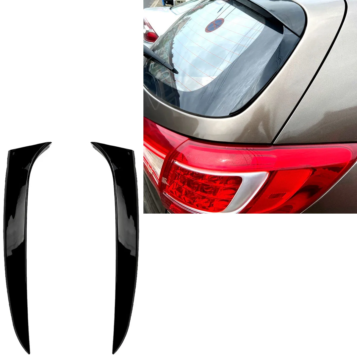 Заднее стекло Canard Splitters, боковой спойлер, накладка, наклейка, дефлектор для KIA Sportage R 2011-2015, глянцевый черный автомобильные аксессуары
Заднее стекло Canard Splitters, боковой спойлер, накладка, наклейка, дефлектор для KIA Sportage R 2011-2015, глянцевый черный автомобильные аксессуары